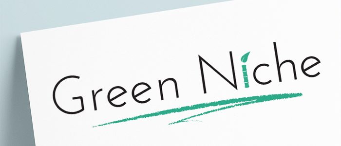Création du logo Green Niche, boutique de cosmétiques véganes Création du logo Green Niche, boutique de cosmétiques véganes