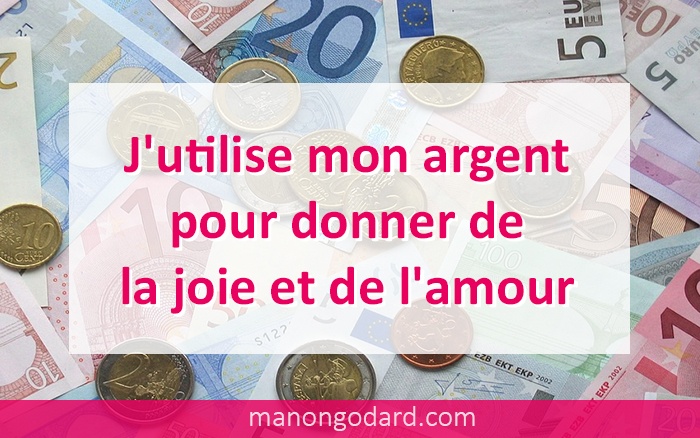 J’utilise mon argent pour donner de la joie et de l’amour