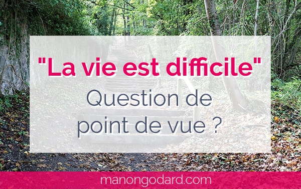 "La vie est difficile", question de point de vue ?