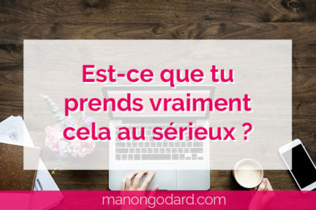 "Est-ce que tu prends vraiment cela au sérieux ?" par Manon Godard